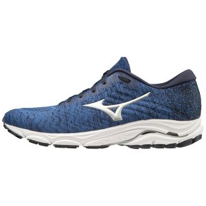 Adidasi Alergare Mizuno Wave Inspire Waveknit Barbati - Bleumarin